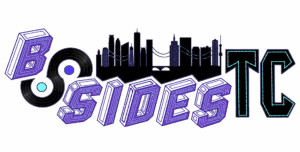 BSides TC logo saying BSides TC with the skyline at the top linking to home.